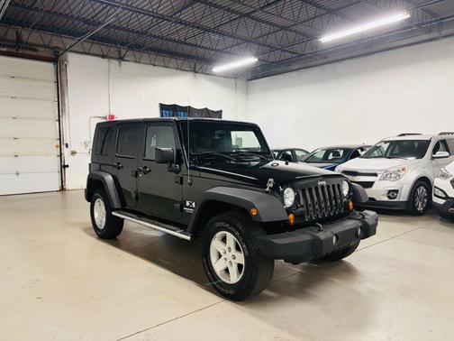Black 2008 Jeep Wrangler Unlimited X