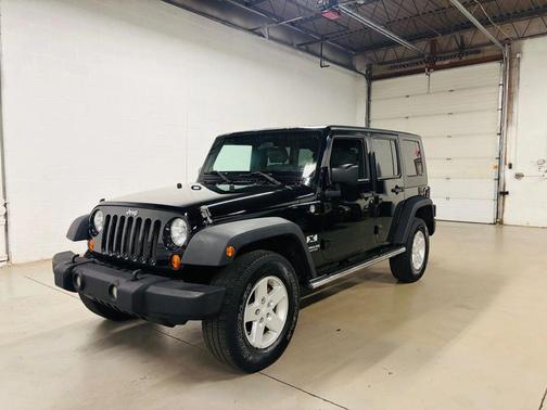 Black 2008 Jeep Wrangler Unlimited X