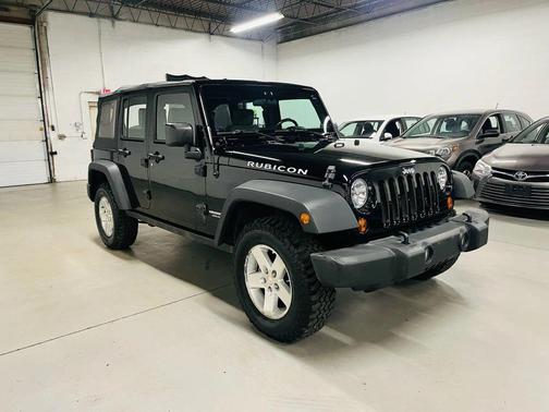 Black 2008 Jeep Wrangler Unlimited Rubicon