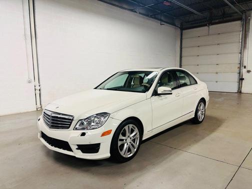 White 2012 Mercedes-Benz C-Class C 300 4MATIC Luxury