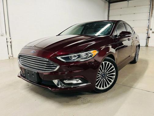 Burgundy 2017 Ford Fusion SE