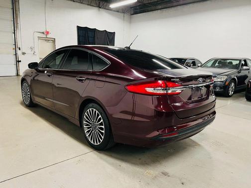 Burgundy 2017 Ford Fusion SE