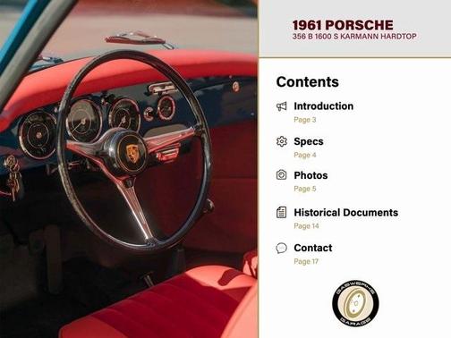 1961 Porsche 356 B