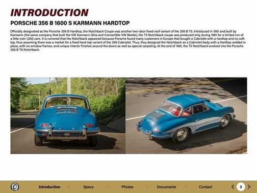 1961 Porsche 356 B