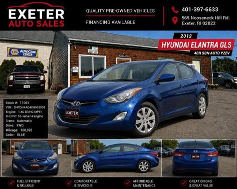 Blue 2012 Hyundai ELANTRA GLS