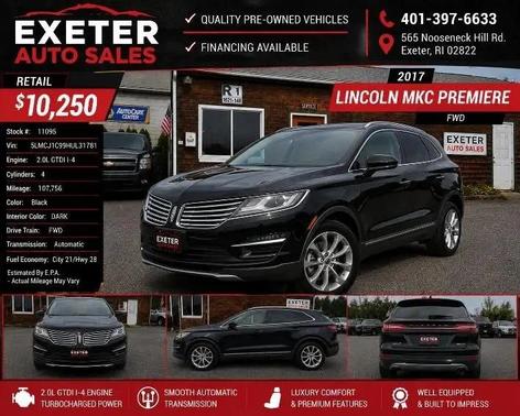 Black 2017 Lincoln MKC Premiere