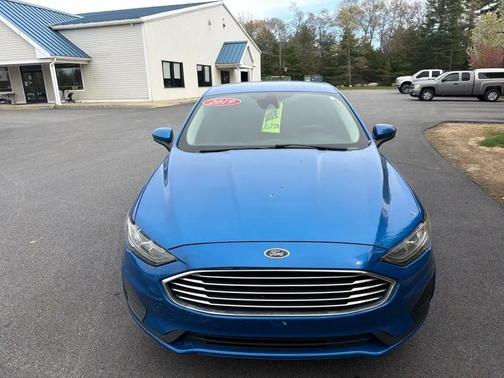 Blue 2019 Ford Fusion Hybrid SE