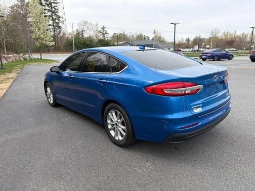 Blue 2019 Ford Fusion Hybrid SE