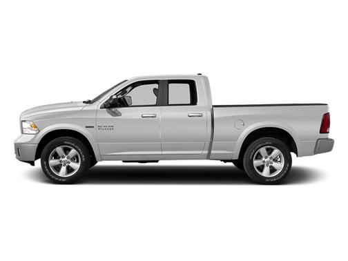 White 2014 RAM 1500 4WD Quad Cab 140.5'' Big Horn