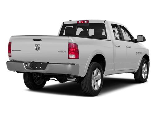 White 2014 RAM 1500 4WD Quad Cab 140.5'' Big Horn
