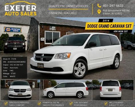 White 2014 Dodge Grand Caravan SXT