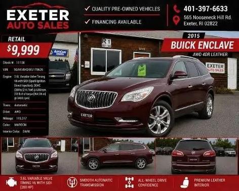 MAROON 2015 Buick Enclave Leather