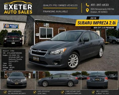 GRAY 2015 Subaru Impreza 2.0i Premium