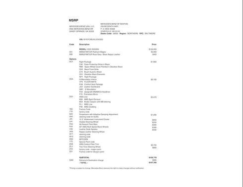 2020 Mercedes-Benz G-Class 4MATIC