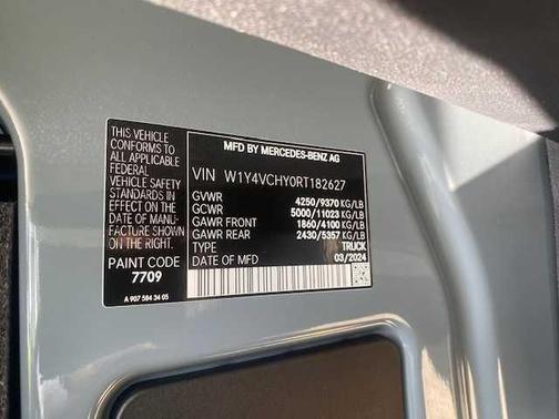 2024 Mercedes-Benz eSprinter 2500 