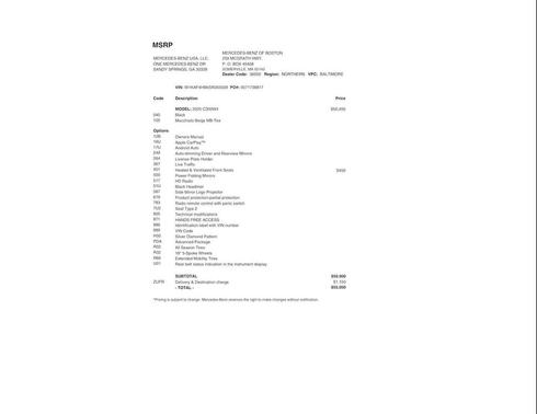 2025 Mercedes-Benz C-Class C 300 4MATIC