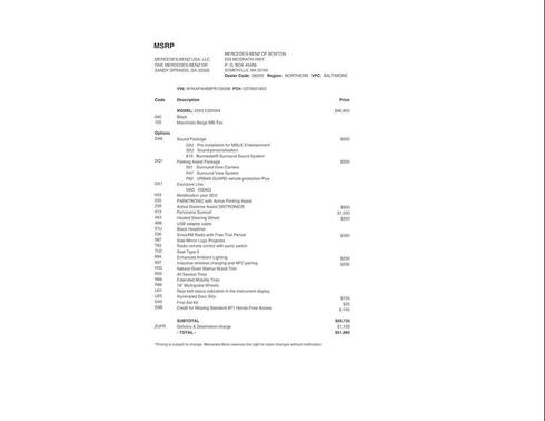 2023 Mercedes-Benz C-Class C 300 4MATIC