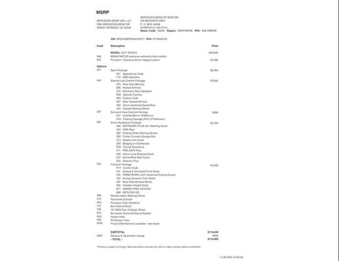 2017 Mercedes-Benz S-Class 4MATIC