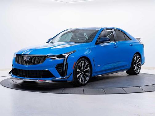 Electric Blue 2023 Cadillac CT4-V V-Series Blackwing