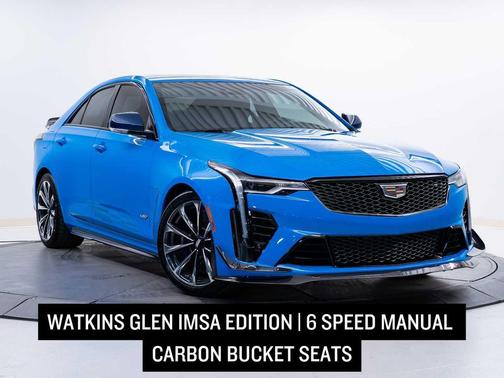 Electric Blue 2023 Cadillac CT4-V V-Series Blackwing