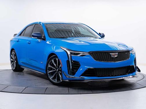 Electric Blue 2023 Cadillac CT4-V V-Series Blackwing
