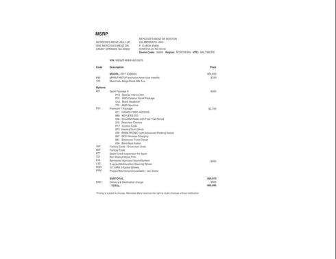 2017 Mercedes-Benz E-Class 4MATIC