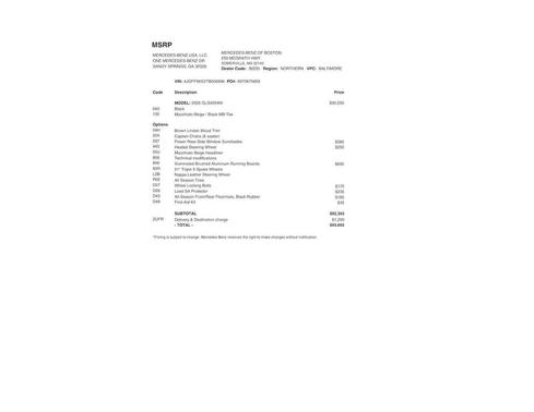 Black 2026 Mercedes-Benz GLS 450 4MATIC