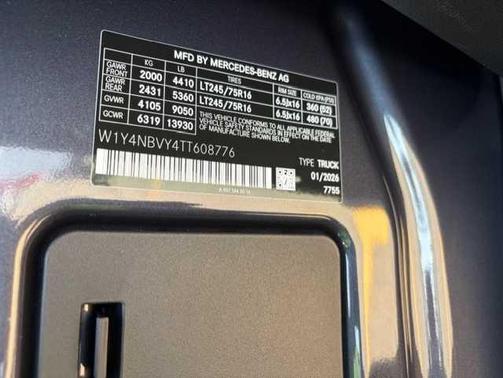Tenorite Grey Metallic 2026 Mercedes-Benz Sprinter 2500 Standard Roof
