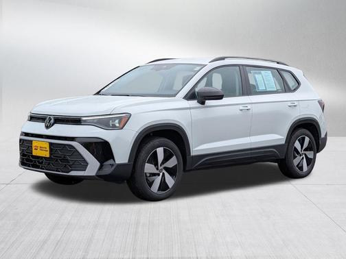 Pure White 2025 Volkswagen Taos 1.5T S