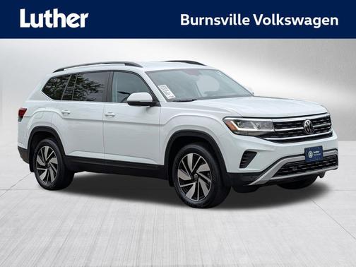 Pure White 2023 Volkswagen Atlas 3.6L SE w/Technology