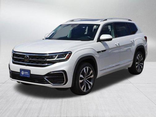 Opal White Pearl 2023 Volkswagen Atlas 3.6L SEL Premium