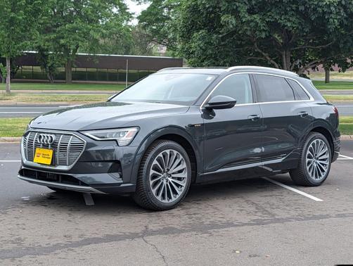 Gray 2019 Audi e-tron Premium Plus