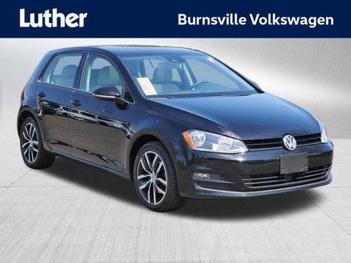 Black 2016 Volkswagen Golf TSI SE 4-Door
