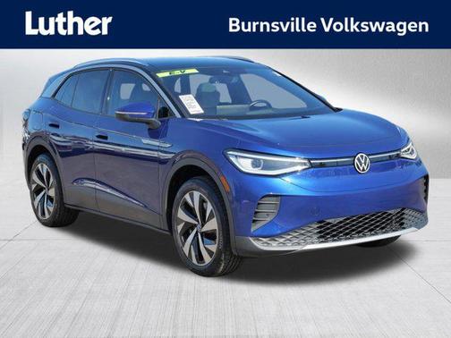 Dusk Blue Metallic/Black Roof 2022 Volkswagen ID.4 AWD Pro S