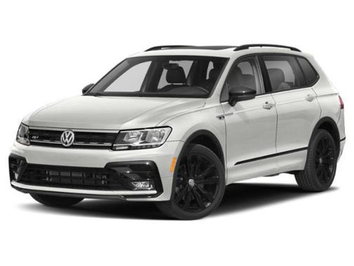 Pure White 2021 Volkswagen Tiguan 2.0T SE R-Line Black 4MOTION