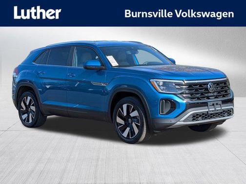Kingfisher Blue Metallic 2024 Volkswagen Atlas Cross Sport 2.0T SE w/Technology 4MOTION