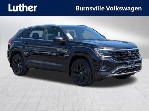 Deep Black Pearl 2024 Volkswagen Atlas Cross Sport 2.0T SE w/Technology 4MOTION