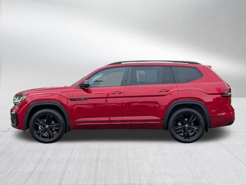 Aurora Red Metallic 2023 Volkswagen Atlas 3.6L SEL