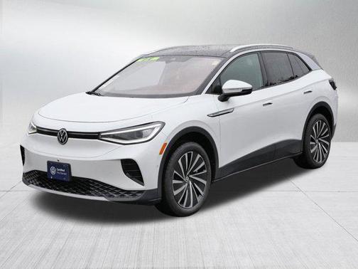 Opal White w/Black Roof 2023 Volkswagen ID.4 Pro S Plus