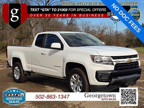 Summit White 2022 Chevrolet Colorado LT