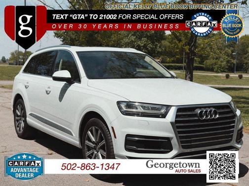 Glacier White Metallic 2019 Audi Q7 45 Premium Plus
