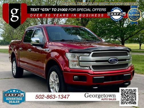 Ruby Red Metallic 2019 Ford F-150 Platinum