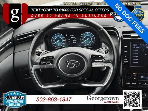 Quartz White 2022 Hyundai TUCSON Hybrid SEL Convenience