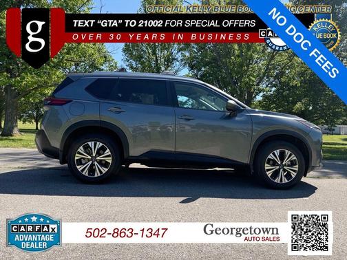 Gun Metallic 2022 Nissan Rogue SV