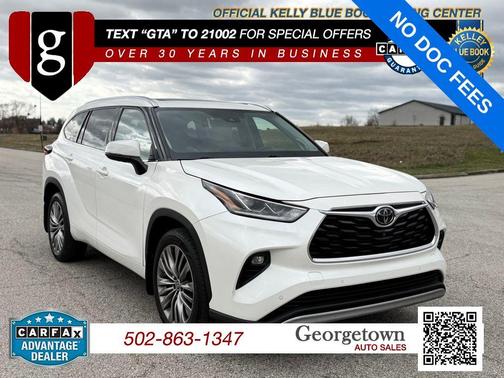 Blizzard Pearl 2021 Toyota Highlander Platinum