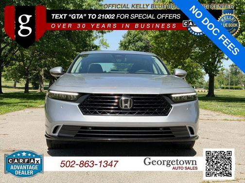 Silver 2023 Honda Accord Hybrid EX-L