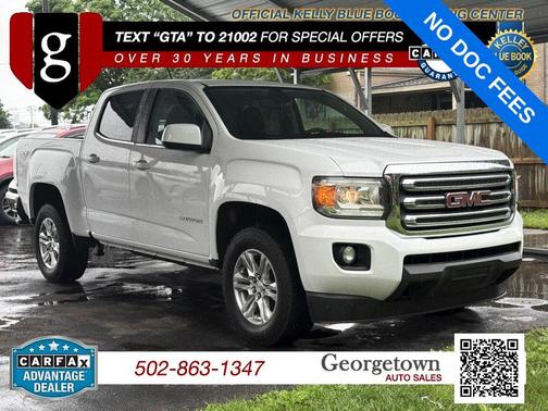 Summit White 2019 GMC Canyon SLE
