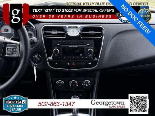 Crystal Blue Pearlcoat 2014 Chrysler 200 LX