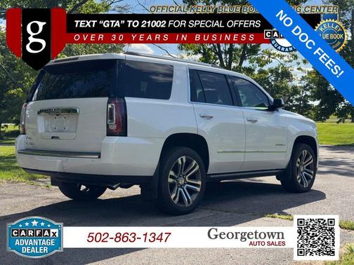 White Frost Tri-Coat 2018 GMC Yukon Denali