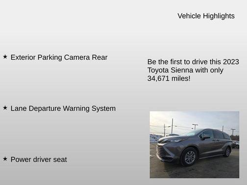 2023 Toyota Sienna LE